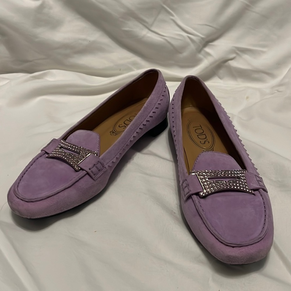 Tod’s suede loafers